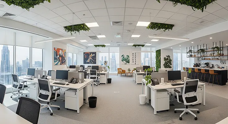 What about office space for business setup in Dubai?