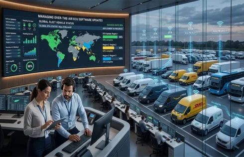 Managing Over-the-Air (OTA) ECU Software Updates for Fleet Vehicles