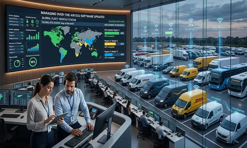 Managing Over-the-Air (OTA) ECU Software Updates for Fleet Vehicles