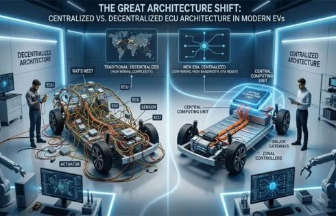 The Great Architecture Shift: Centralized vs. Decentralized ECU Architecture in Modern EVs